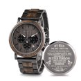 thumbnail image 1 of Reloj de Madera 2win W*Q26-1 de Cuarzo Personalizado para Regalo, 1 of 9
