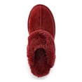 thumbnail image 3 of Joyspun Women's Faux Suede Platform Clog Slippers, 3 of 5