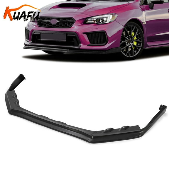 For Subaru WRX STI 2015-2021 Black CS Style Front Bumper Lip Splitter Spoiler