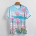 thumbnail image 3 of Vibe Blooming Tulips Women's T-Shirt Short Sleeve T Shirts Tops Tee Ladies Loose T, 3 of 6