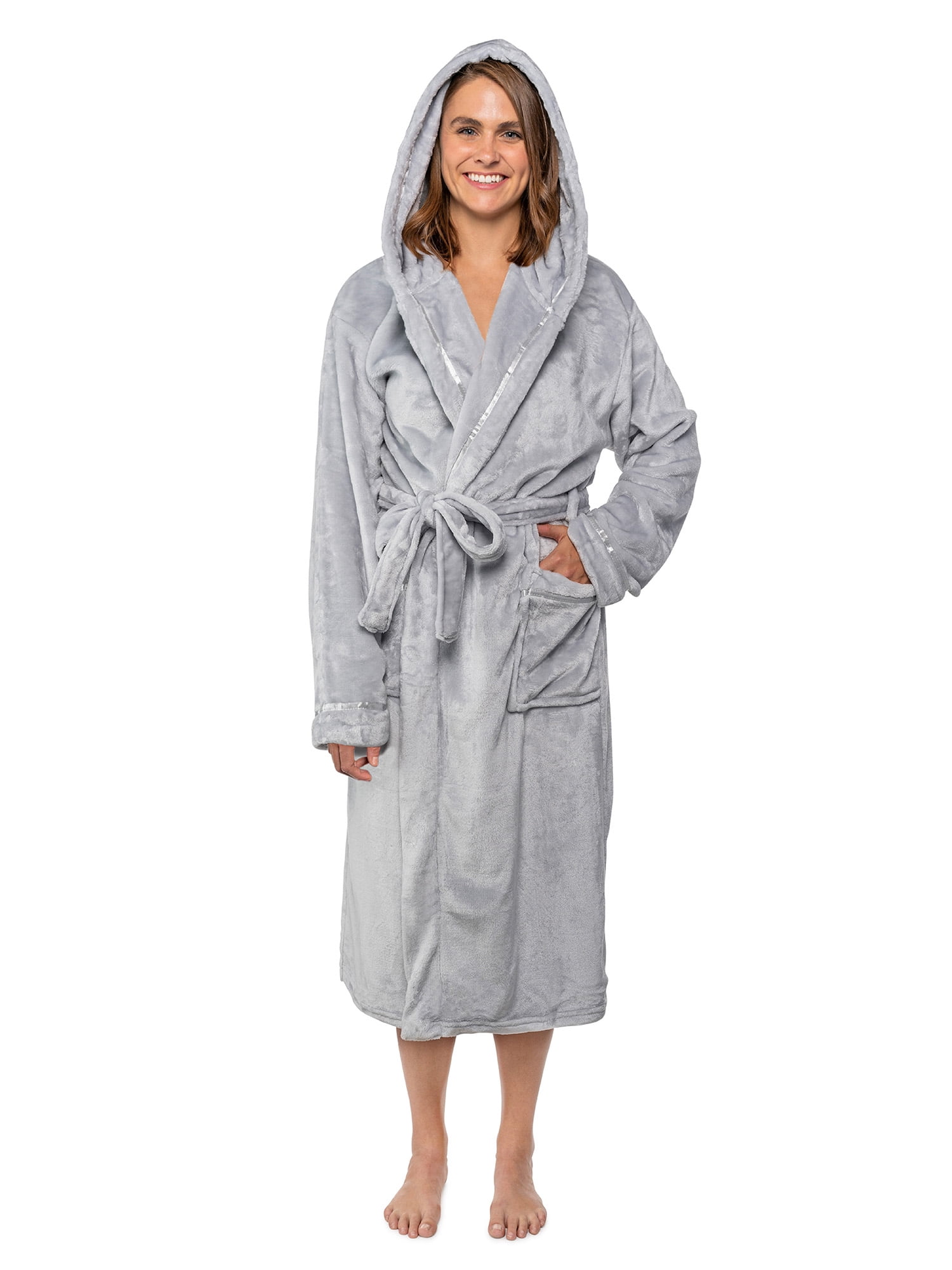 Details about   2020 Morning robe plus size silk women's pajamas European and American bathrobes 