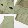 thumbnail image 5 of Men's Mesh Breathable Fishing Vest, Multi Pockets Photography Travel Hiking Waistcoat Full Zip Sleeveless Jacket for Adults Big and Tall Size M-3XL Khaki, 5 of 9