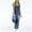 Dark Blue, variant on FAHXNVB Women's Denim Bib Overalls Loose Adjustable Straps Distressed Wide Legs Overalls Jumpsuits with Pockets Casual Fashion Jeans Overalls