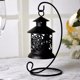 thumbnail image 3 of Kuymtek Hollow Hanging Bird Cage Portacandele Candeliere Home Party Decor (Nero), 3 of 9