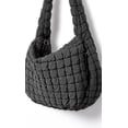 thumbnail image 3 of Bolsa de mano acolchada ODODOS para mujer, color gris, 3 of 6