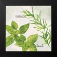 thumbnail image 2 of Allen, Kimberly 20x20 Black Modern Framed Museum Art Print Titled - Fresh Herbs 1, 2 of 5