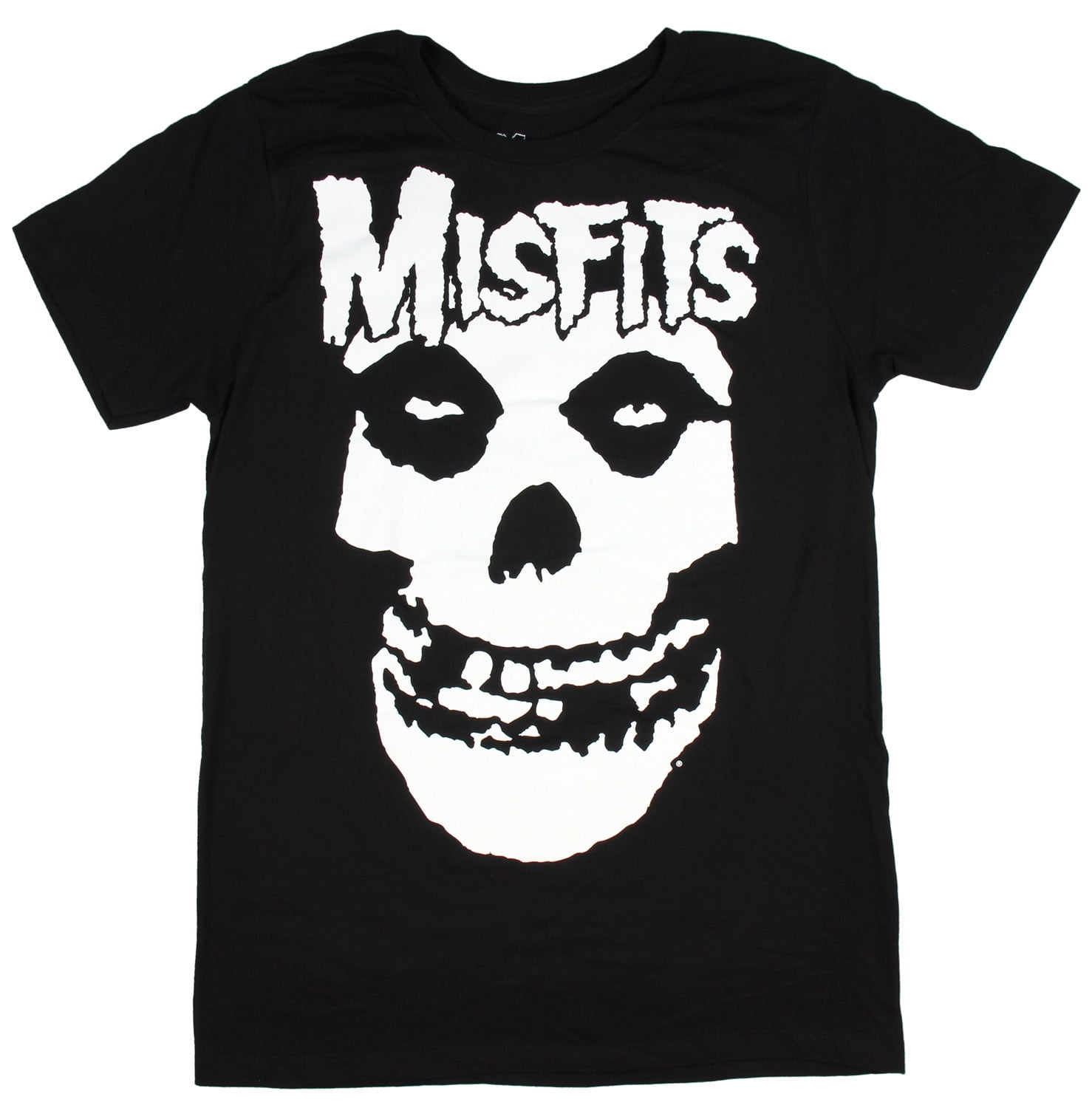 FUNNY MUSIC Men Short Sleeve Cotton T-Shirts Misfits-Fiend-Skull-Posters Shirt