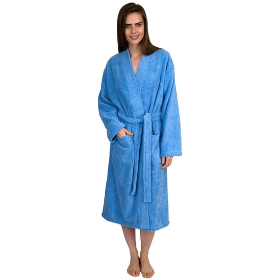 TowelSelections Women's Robe Organic Cotton Terry Kimono Bathrobe