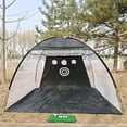 thumbnail image 2 of axGear Golf Practice Hitting Net Ball Turf Tee Set for Indoor Backyard Portable, 2 of 8