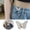 C 1PC, variant on Monjani 1PC Adjustable Pants Waist Tightener Butterfly Design with Pearl Waist Buckle No-Sew Detachable Reusable Effortless One-Step Installation for Loose Jeans Buckle Extender Pants