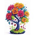 thumbnail image 1 of 5D DIY Con Forma Especial Parcial Hoja Iris 30x40cm, 1 of 9