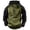00-Green807, variant on XIAOCHA Men's Pullover Hoodie Lace Up Raglan Sweatshirts Vintage Hooded Sweatshirt, Black, Sizes XXXL