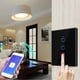 thumbnail image 5 of Interruptor inteligente Interruptor inteligente Wi-Fi Interruptor de luz Control de voz, control rem Tomshoo Negro/2 Gang, 5 of 7