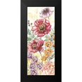 thumbnail image 2 of Tre Sorelle Studios 10x18 Black Modern Framed Museum Art Print Titled - Wildflower Medley panel cream II, 2 of 5
