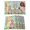 Multicolor, variant on Easter Bunny Gnomes Placemats Set of 4, Spring Easter Eggs Floral Sage Green Plaid Placemats for Dining Table, Place Mats for Kitchen Tabletop, Waterproof Wipeable Dining Table Mats Set
