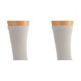 thumbnail image 4 of Sierra Socks Women's Cotton Athletic Crew Cushioned 2 Pair Pack Sport Socks (Sock Size 9-11, Shoe Size 6-10, White), 4 of 4