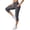 Dark Gray, variant on Chbgutlmr Workout Leggings for Women Capris High Waisted Cropped Gym Running Yoga Pants Tight Pockets