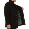 thumbnail image 3 of Adam Baker Men's Coat, Wool Coat, Wool Blend Classic Fit Overcoat - Top Coat with Bib, Big & Tall Sizes, Formal & Casual Coat, 3 of 8