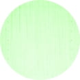 thumbnail image 1 of Ahgly Company Indoor Round Solid Green Modern Area Rugs, 6' Round, 1 of 1
