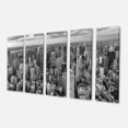 thumbnail image 2 of Panoramic Aerial View of Manhattan - Modern Cityscape Canvas Art Print, 2 of 3