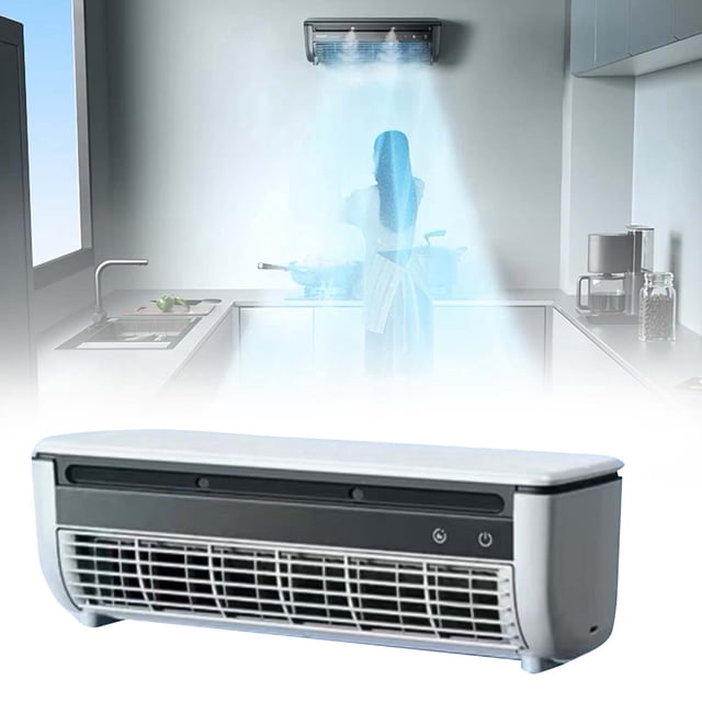 2026 New Wall Mounted Fan Powerful Rechargeable Fan Home Portable AC Cool Summer Easy To Install Long Working Battery USB Charging
