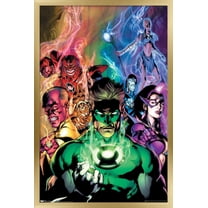 DC Comics - The Green Lantern - Blackest Night Wall Poster, 14.725" x 22.375", Framed