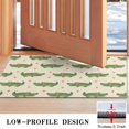 thumbnail image 3 of Beige Crocodiles Hearts Pattern Door Rugs,Washable Non Slip Door Mats Indoor,Decorative Door Mats,Entry Mat Indoor for Entrance,Bedroom,Kitchen,Bathroom,17"x30", 3 of 6