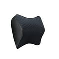 thumbnail image 2 of Limei Headrest Cushion Adult Rectangle Memory Foam Travel Pillow, Black, 2 of 7