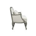 thumbnail image 4 of Acme Furniture Tania Loveseat w/2 Pillows Cream Linen & Brown, 4 of 4