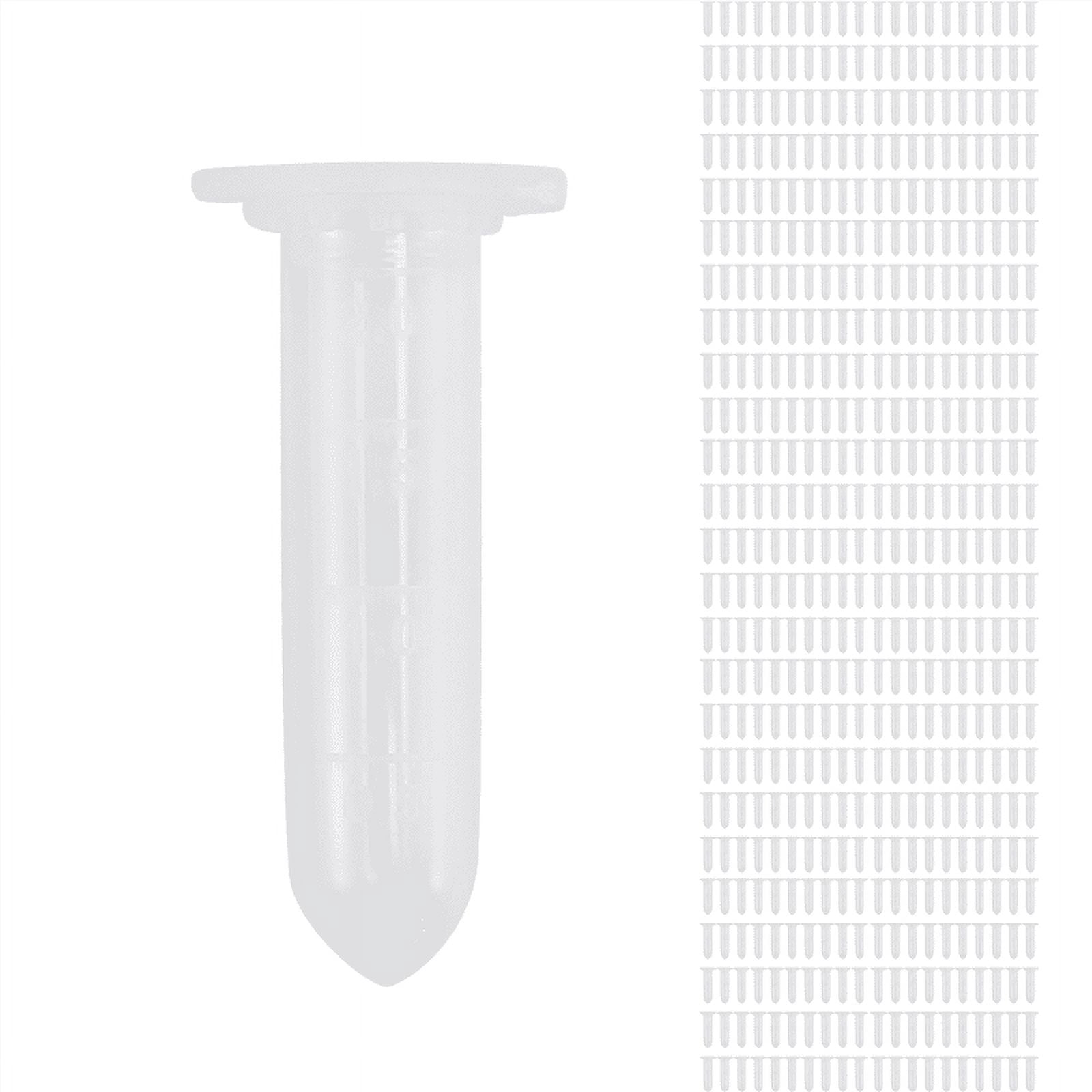 100 Pcs 2ml Clear Plastic Vials Container Snap Cap... - Vicedeal