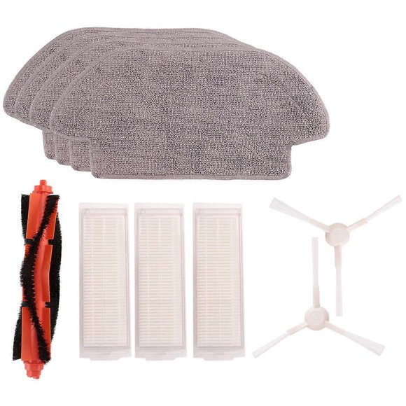 for Xiaomi Mi Robot Vacuum Mop,Main Side Brush+Hepa Filter+ op Cloth