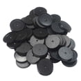 thumbnail image 1 of Miniaturas Bases para modelos Wargaming Bases para pasatiempos Muñecas de 28 mm Juegos de mesa Almacenamiento Vitrina negra Exhibición redonda de 50 piezas, 1 of 10