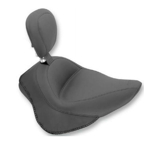 Mustang Motorcycle Products Wide Solo Front Seat with Removable Backrest Vintage 79742