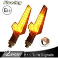 thumbnail image 2 of Acaige Universal 2PCS Motorcycle Turn Signals E11 Flowing Water Blinker Flashing Light, 2 of 5
