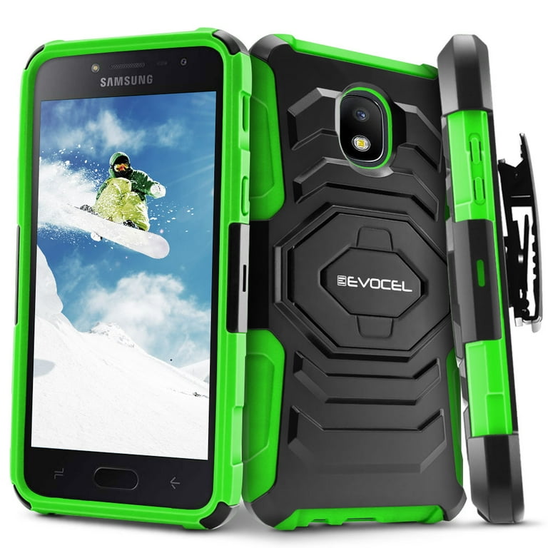Galaxy J7 2018 Case Evocel Belt Clip Holster Kickstand Dual Layer New Generation Series Phone Case for Samsung Galaxy J7 2018 J7 V 2nd