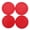 Red Large, variant on Yajisi Plastic Lightweight Goalies Air Hockey Pushers Pucks Set, Replacement Accessories for Table Game, 3.77 inches / 96 mm (Red Large)
