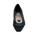thumbnail image 2 of FLORAL Nyla Women's Wide Width Rhinestone Dress Pumps BLACK 11, 2 of 6