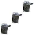 thumbnail image 2 of Eigraketly Unisex Casual a prueba de viento sombrero pantalla cara cuello solapa hombre cubierta completa protector solar gorra para el sol Type1 NO1, 2 of 6
