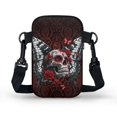 thumbnail image 2 of HELLHERO Skull Butterfly with Adjustable Strap Crossbody Bag for Adults, Outdoor Holiday Travel, 2 of 7