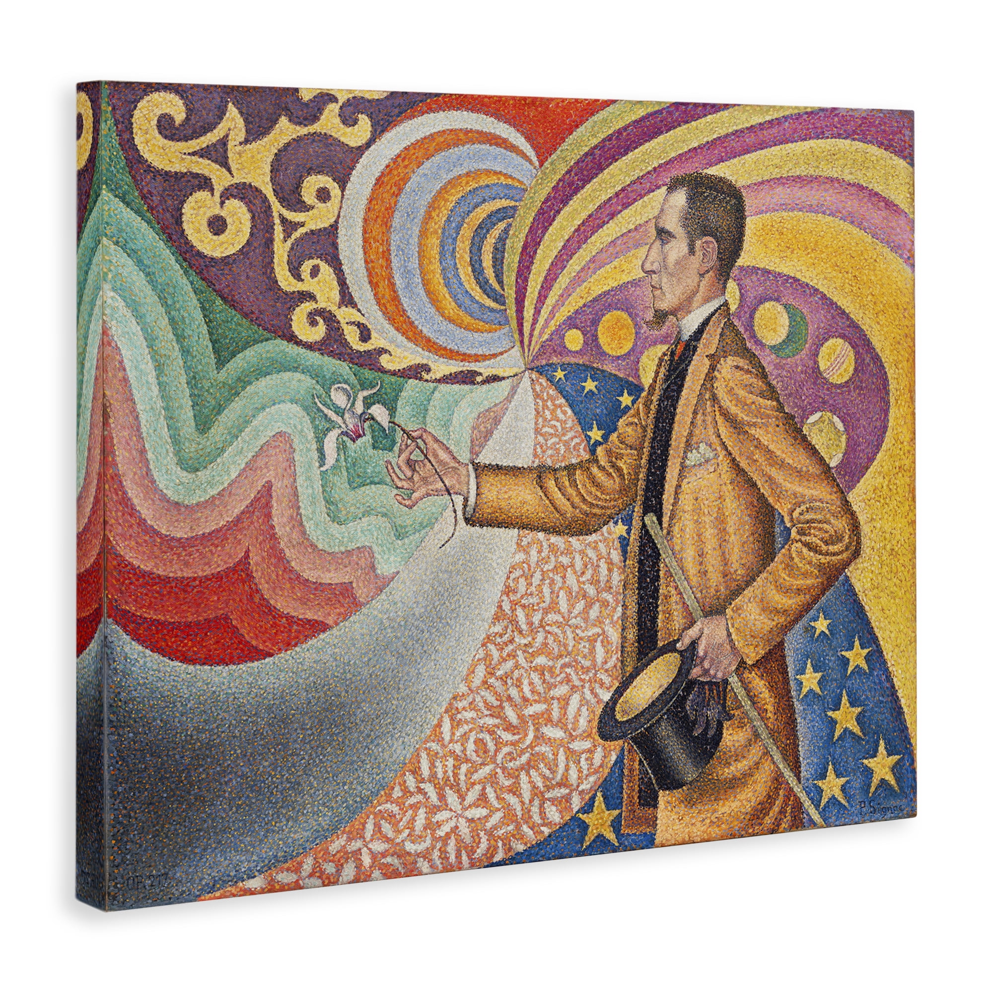 Stupell Industries Classical Georges Signac Painting People Painting Wrapped Canvas Art Print Wall Art, 30 x 24