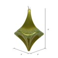 thumbnail image 2 of Vickerman MT194073D 8 in. Lime Candy Glitter Drop Ornament, 2 of 3
