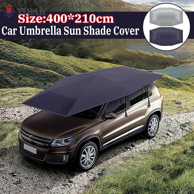 Universal Car Sun Shade Umbrella Cover Tent Cloth UV Protect Waterproof 4X2.1M(Shade cover ONLY)SV He Qiyong unisex