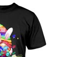 thumbnail image 3 of Camiseta de manga corta con cuello redondo de Pascua para hombre, camiseta informal con estampado Pompotops oipoqjl32165, 3 of 4