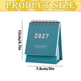 thumbnail image 3 of 2027 Small Standing Desk Calendar, Flip Desktop Monthly Calendar, Compact Desktop Monthly Schedule Organizer, Portable Monthly Planner, Monthly Agenda Calendar, Tabletop Calendar for Home Office, 3 of 5