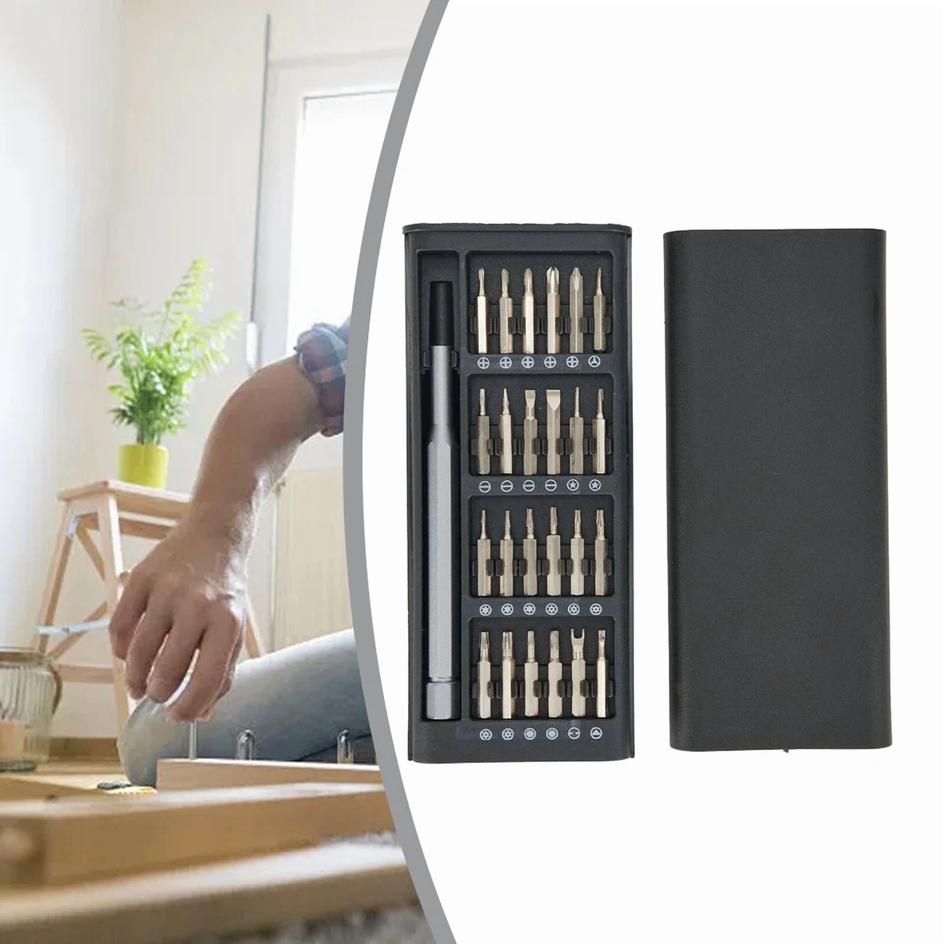 FLINT - Multi Purpose 25 In 1 Precision Magnetic Screwdriver Set For Home Repair