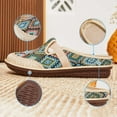 thumbnail image 4 of Aloohaidyvio Women's Fashion Embroidered Linen Shoes Half Slippers Closed Toe Slippers, 4 of 5