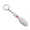 White, variant on Car Key Chain Bowling Mini Ball Shape Smooth Surface Key Ring Easy Installation Sports Keyring Pendant Man Women Gift,Blue