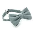 thumbnail image 2 of Adult Linen Adjustable Pre-Tied Bow Tie - Navy, 2 of 5