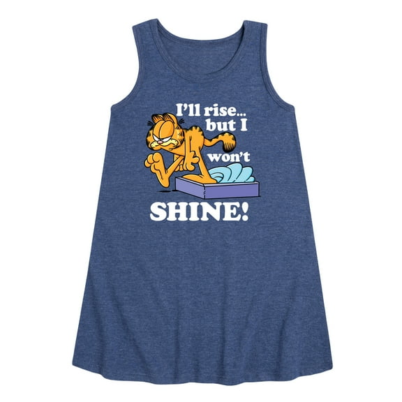 Garfield - Rise But Won't Shine - Toddler and Youth Girls A-line Dress