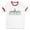 White/Red, variant on Skyline Mumbai India Ringer Tee Shirt Unisex Large White/Black